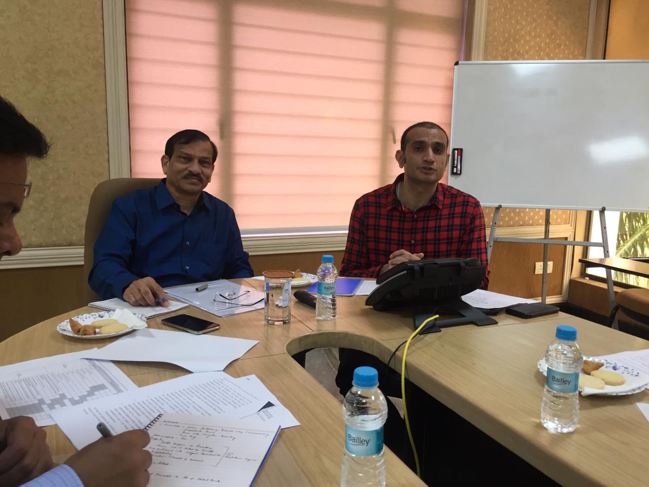 Meeting at CGG